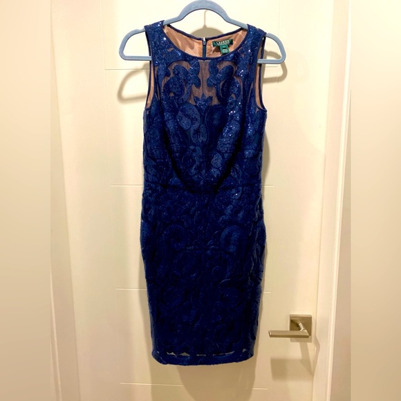 Ralph Lauren Evening sequin dress size 4 - Picture 1 of 4
